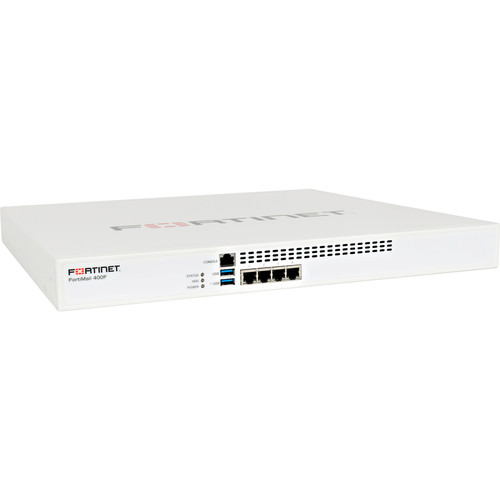 Fortinet FML-400F-BDL-641-12 FortiMail FML-400F Network Security Appliance - 4-Port Gigabit Ethernet - 1U Rackmount - Anti-Spam & Email Security