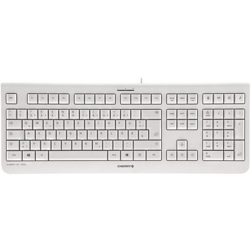 CHERRY KC 1000 Keyboard - Cable Connectivity - USB Interface - Calculator, Email, Browser, Sleep Hot Key(s) - French - LPK Keyswitch - (JK-0800FR-0)