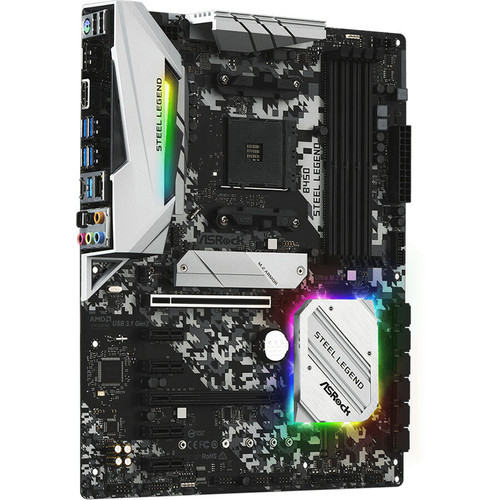 ASRock Steel Legend ATX Desktop Motherboard AMD Socket 64 GB DDR4 SDRAM Maximum RAM DIMM UDIMM B450 STEEL LEGEND B450 STEEL LEGEND B450 STEEL LEGEND