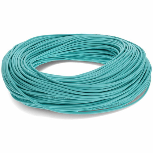 AddOn 150m MPO/UPC to MPO/UPC Aqua OM4 OFNR (Riser-Rated) 12-Strand Fiber Patch Cable - 492.1 ft (150 m) Fiber Optic Network Cable for (ADD-MPOMPO-150M5OM4)