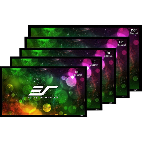 Elite Screens Sable Frame SB110WH2 110" (2794 mm) Fixed Frame Projection Screen - 16:9 - CineWhite - 53.9" (1369.06 mm) Height x 95.9" (SB110WH2)