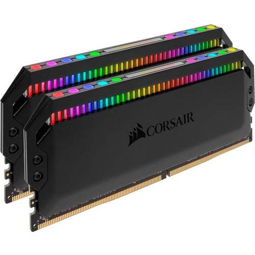 Corsair Dominator Platinum RGB 32 GB DDR4 SDRAM Memory Kit 2 X 16 For Motherboard PC Server PC/Server CMT32GX4M2C3466C16