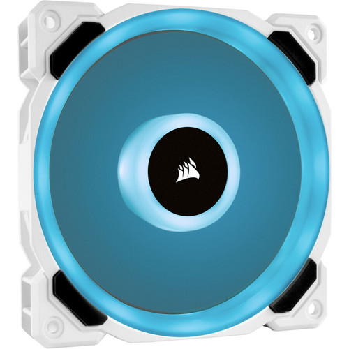 Corsair LL120 RGB Dual Light Loop White PWM LED Fan Single Pack Diameter Maximum CFM Mm CO-9050091-WW
