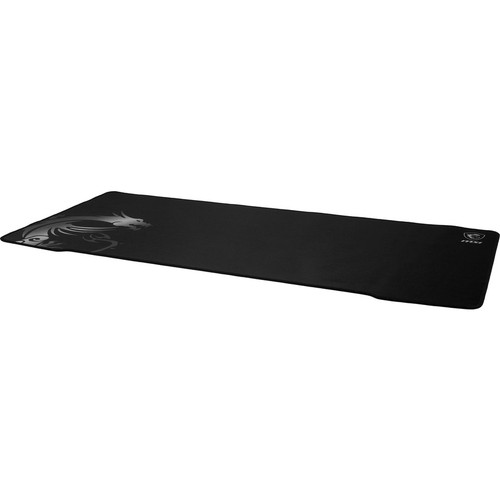 MSI AGILITYGD70 Gaming Mouse Pad - Large Textured Surface 400 x 900mm - Natural Rubber Non-Slip Black