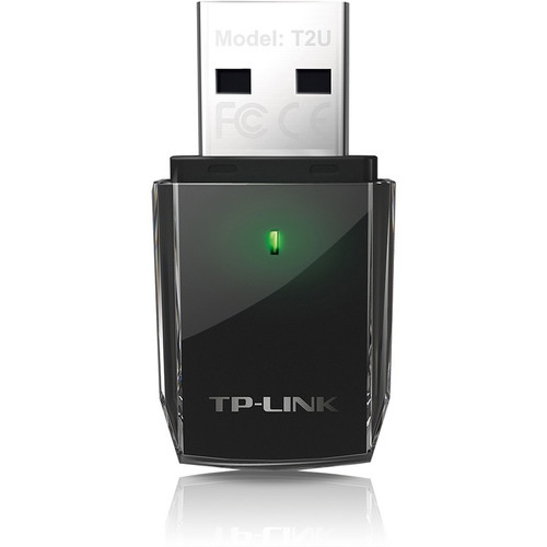 TP-LINK Archer T2U IEEE 802.11ac - Wi-Fi Adapter for Desktop Computer/Notebook - USB 2.0 - 600 Mbit/s - 2.40 GHz ISM - 5 GHz UNII - (Fleet Network)