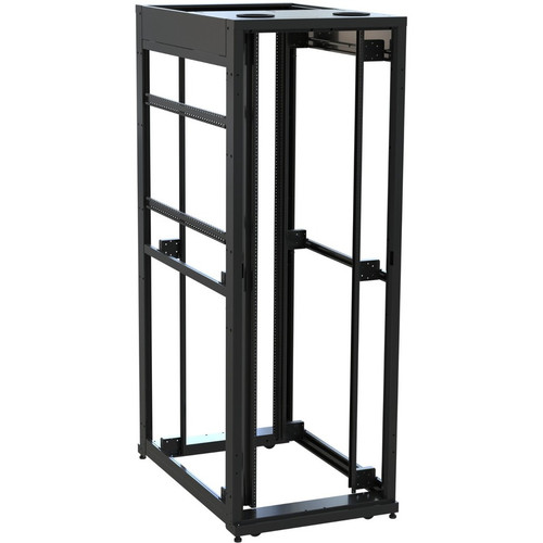 Middle Atlantic SNE Rack Frame - For Networking - 45U Rack Height48" (1219.20 mm) Rack Depth - Floor Standing Open Frame - Black Coat (Fleet Network)