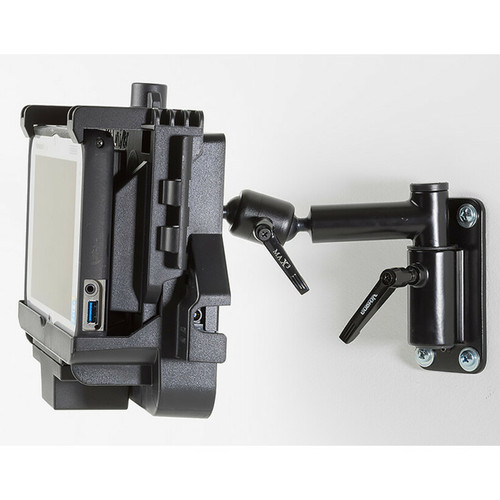 Gamber-Johnson 7170-0595 Light-Duty Rotating Wall Mount - Black - 22 lb Capacity - 75 x 75 VESA - Single Display