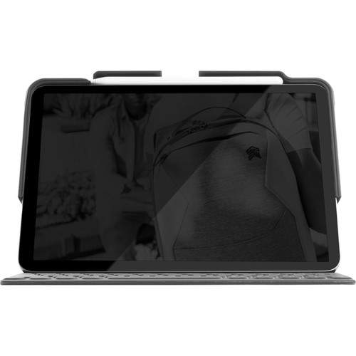 STM Goods Dux Shell For Folio iPad Pro 2018 Compatible Models Black Clear Drop Resistant Bumper Protection STM-222-221L-01