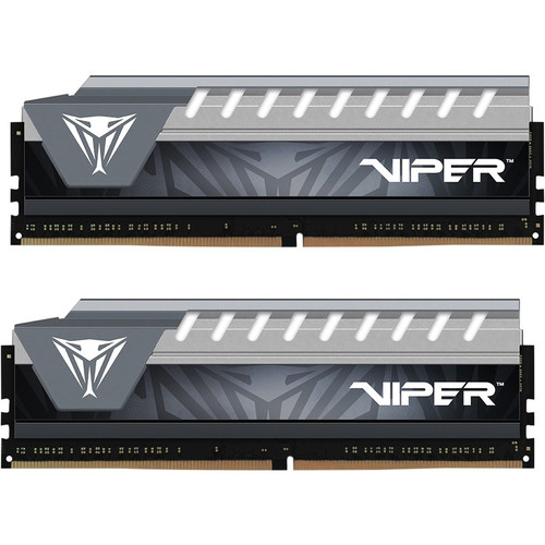 Patriot Memory Viper Elite 16GB (2 x 8GB) DDR4 SDRAM Memory Kit - 16 GB (2 x 8GB) - DDR4-2666/PC4-21300 DDR4 SDRAM - 2666 MHz - CL16 - (PVE416G266C6KGY)