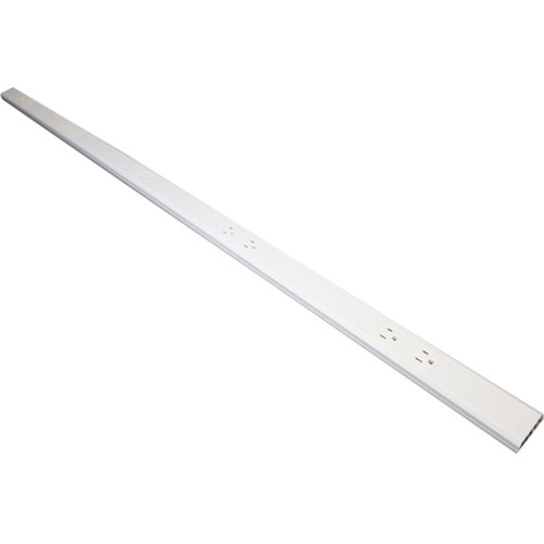Wiremold NM20GBA412 Nonmetallic Plugmold Multioutlet System - 4 x NEMA 5-15R - 15 A Current - 120 V AC Voltage - Ivory (Fleet Network)