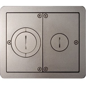 Wiremold FPFFTC - FloorPort Series Furniture Feed Cover Assembly - Cover - Metallic, Nickel - Die-cast Aluminum (Fleet Network)