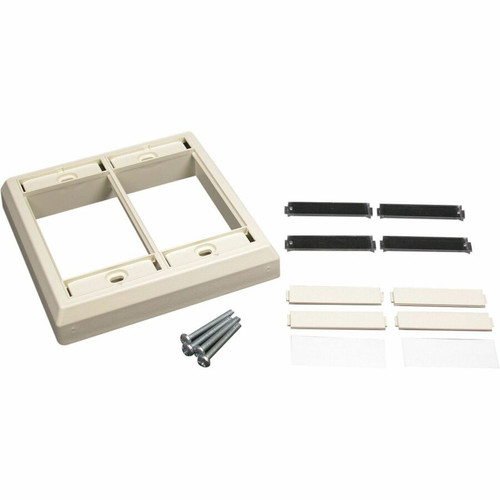 Wiremold CM Double-Gang Faceplate - 2-gang - White (Fleet Network)