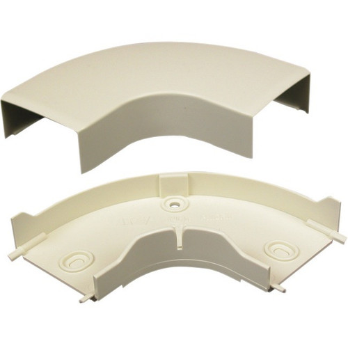 Wiremold Eclipse PN03 Flat Elbow Fitting - Elbow - Ivory (Fleet Network)