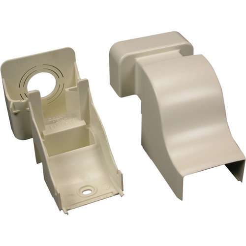 Wiremold Eclipse PN10 Drop Ceiling Connector Fitting - Ceiling Connector Fitting - Ivory - Polyvinyl Chloride (PVC) (Fleet Network)