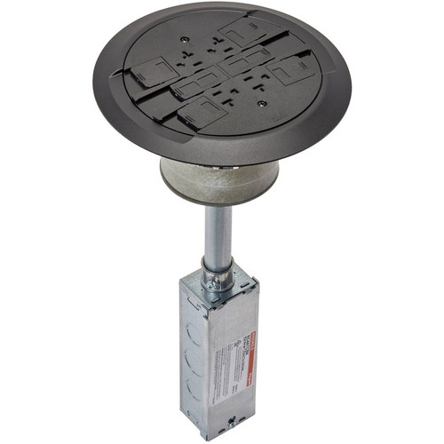 Wiremold RC4 Multi-Service Poke-Thru Finish Flange and Slide Holder Assembly - Poke-Thru Device Finish Flange/Slide Holder Assembly - (Fleet Network)