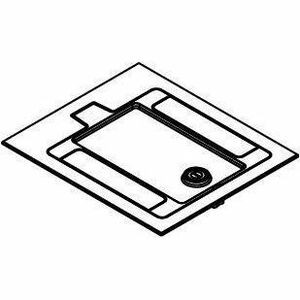 Wiremold RFB9 AND RFB11 Series Carpet Cover Assembly - Tile/Carpet Cover Assembly - Gray - Aluminum (Fleet Network)