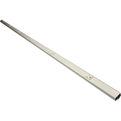 Wiremold Plugmold 2000 6-Outlet Power Strip - 6 x AC Power - 15 A Current - Stainless Steel (Fleet Network)