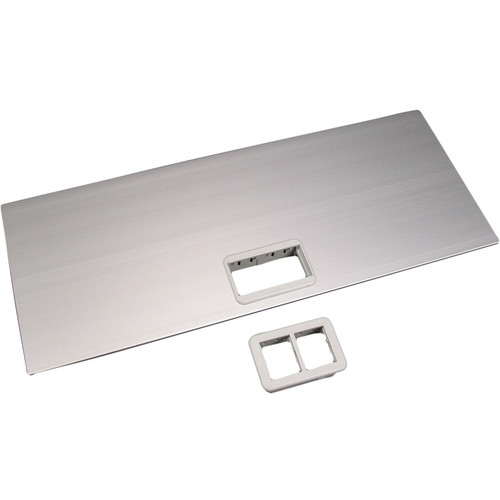 Wiremold AL5200 Large Multi-Channel Raceway Ortronics Cover Plate - Raceway Cover - Aluminum (Fleet Network)
