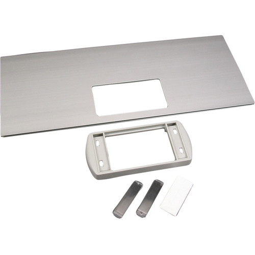 Wiremold AL5200 Large Multi-Channel Raceway Ortronics Low Profile Adapter Cover Plate - Aluminum (Fleet Network)