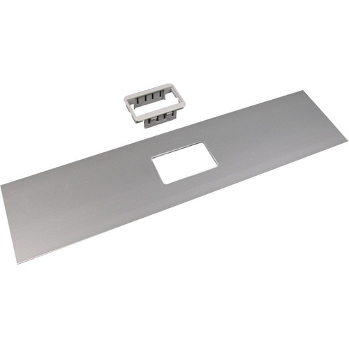 Wiremold ALA3800 2A Mini Adapter Cover Plate - 1 x Total Number of Socket(s) - Gray - Aluminum (Fleet Network)