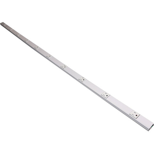 Wiremold Plugmold 2000TR 6-Outlet Power Strip - 6 x AC Power - 15 A Current - Surface-mountable - Ivory (Fleet Network)
