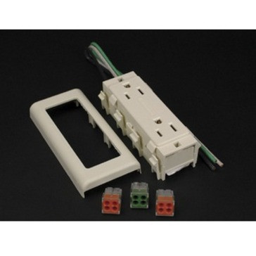 Wiremold 2400 15A Duplex Receptacle Fitting - 15 A (V2427GA)