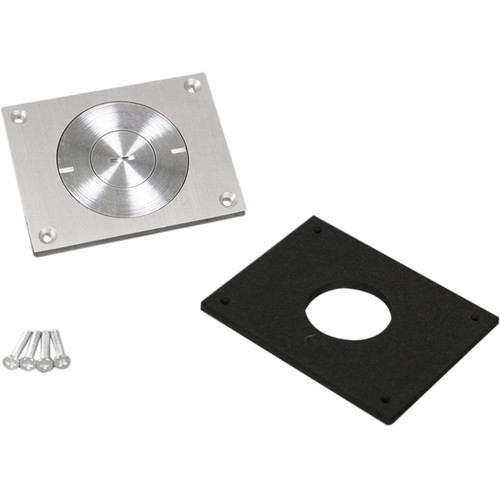 Wiremold Cover Plate - Brushed Aluminum (Fleet Network)