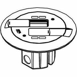 Wiremold 861AMDTCBS Mounting Box - Brass - Aluminum (Fleet Network)