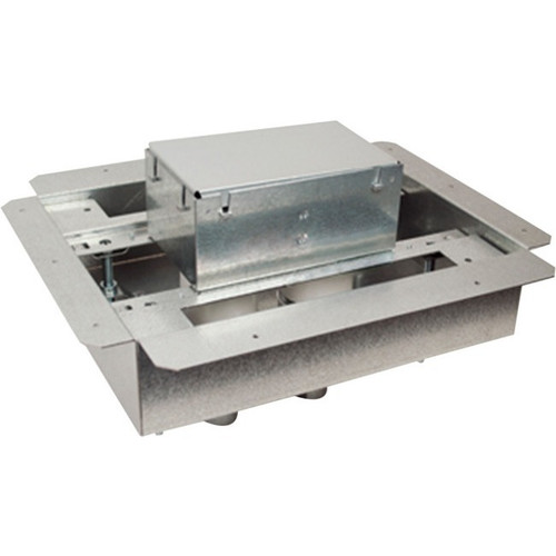 Wiremold 8802S-FC OmniBox Series Fire Classified 2-Gang Floor Box - 2-gang - Gray - Steel (Fleet Network)