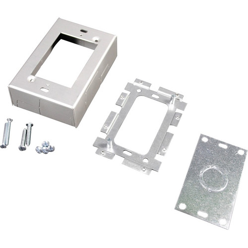 Wiremold Mounting Box for Receptacle, Switch - Aluminum (Fleet Network)