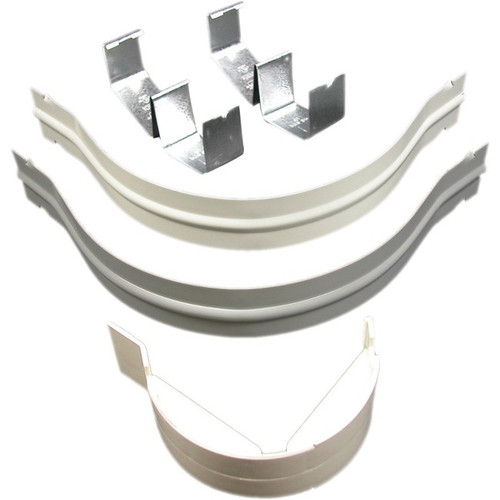 Wiremold 4000 Radiused Insert for Divided Flat Elbow Fitting - Cable Raceway Insert Fitting (Fleet Network)