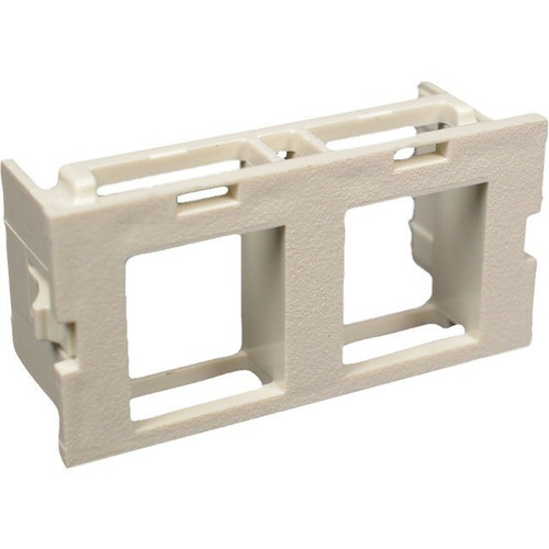 Wiremold CM 2A Unloaded Single AMP Netconnect Module - Ivory - Plastic - 1 (Fleet Network)