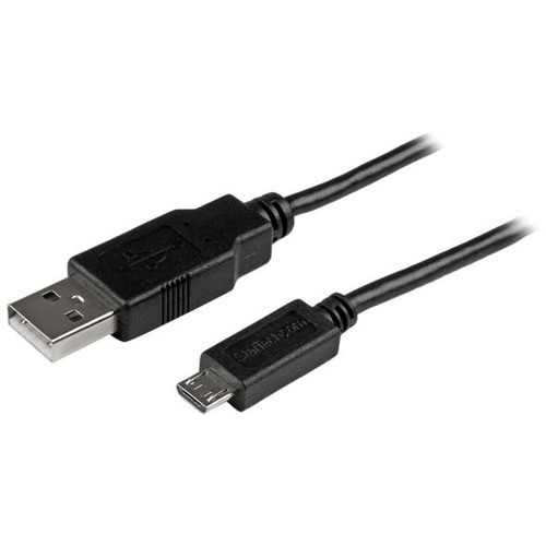 StarTech.com 6 ft Mobile Charge Sync USB to Slim Micro USB Cable for Smartphones and Tablets - A to Micro B M/M - 6 ft USB Data Cable (Fleet Network)