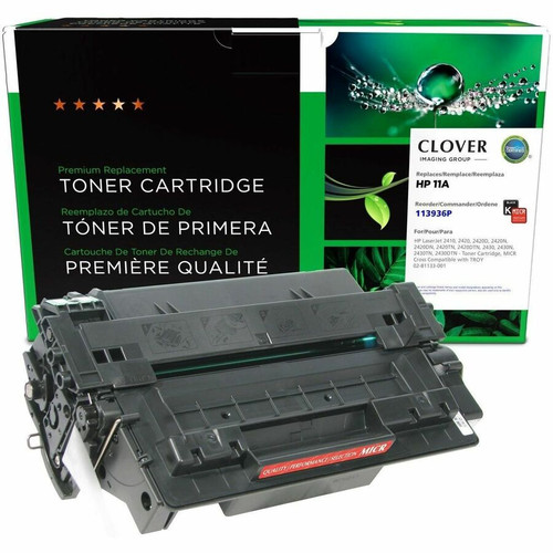 CIG Remanufactured MICR Laser Toner Cartridge 11A, 11X, 710, 710H (HP 11A, HP Q6511A, HP Q6511A(M), Troy 02-81133-001) - Black Each - (Fleet Network)