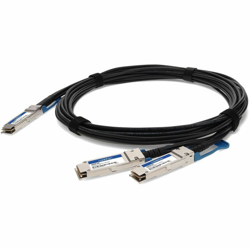 AddOn Extreme Networks 10428 Compatible TAA Compliant 100GBase-CU QSFP28 to 2xQSFP28 Direct Attach Cable (Passive Twinax, 3m) - 9.8 ft (Fleet Network)