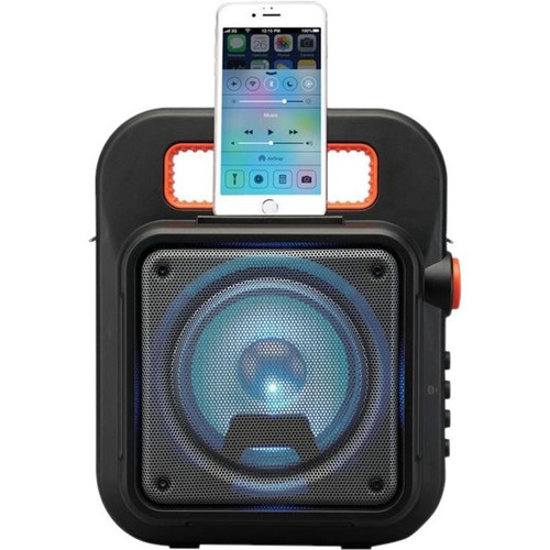 iLive ISB309B Portable Bluetooth Speaker System - Black - Battery Rechargeable - USB (ISB309B)