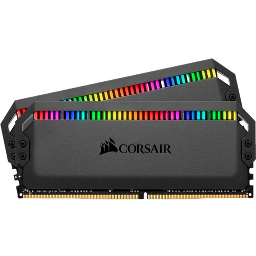 Corsair Dominator Platinum RGB 32GB (2 x 16GB) DDR4 SDRAM Memory Kit - For Motherboard, Desktop PC - 32 GB (2 x 16GB) - DDR4 SDRAM - - (Fleet Network)
