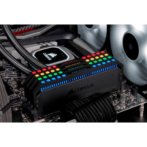 Corsair Dominator Platinum RGB DDR4 Memory Kit 32 GB 2 X 16 Premium Cooling And Aesthetics Motherboard Desktop SDRAM For PC CMT32GX4M2K4000C19