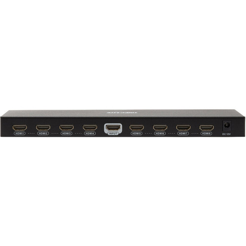 Tripp Lite series 8-Port HDMI Splitter - HDMI 2.0, 4K x 2K@60 Hz, HDCP 2.2, EDID Management - HDMI InHDMI Out - Notebook, Blu-ray Disc (B118-008E-UHD-2)