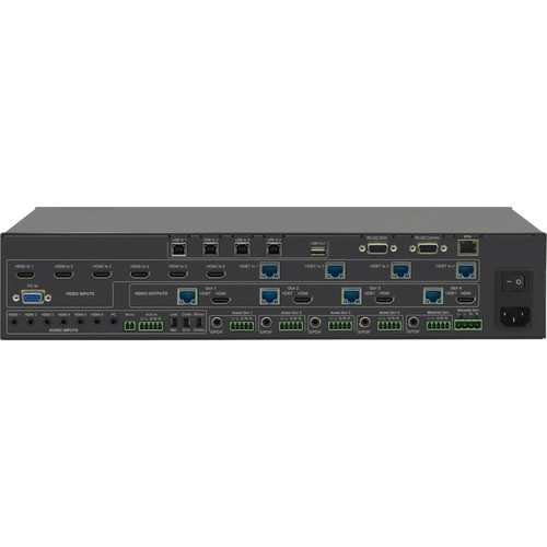 Kramer 11x4:2 Presentation Boardroom Router / Scaler System - 1920 x 1080 - Full HD - 11 x 4 - Display, Projector - 4 x HDMI Out (VP-558/110V)