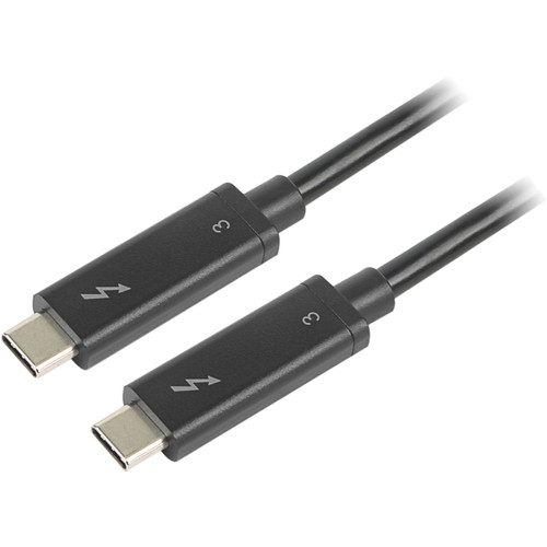 Lenovo Thunderbolt 3 Cable 0.7m - 2.3 ft (0.70 m) Thunderbolt 3 Data Transfer Cable for Notebook, Docking Station - First End: 1 x USB (4X90U90617)