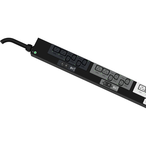 Panduit P36E03M SmartZone G5 Intelligent Monitored PDU - 36 Outlets - 17. 3 kW - 415V Input - 208V Output - 30x C13 & 6x C19 - Rack-Mountable