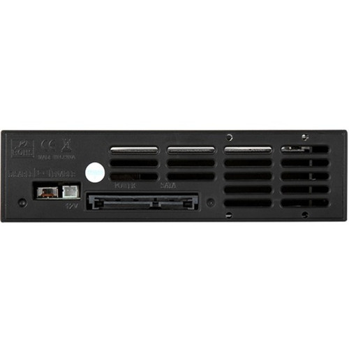 iStarUSA Internal 5.25 Inch Drive Bay Adapter With Serial ATA 600 Host Interface Black Hot Swappable Design For Single HDD BPN-DE110HD-BLACK
