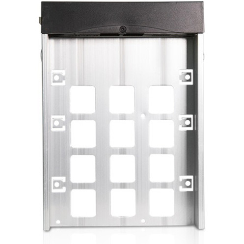 iStarUSA Internal 5.25 Inch Drive Enclosure With Serial ATA 600 Host Interface Hot Swappable 3 Bay Black Blue BPU-230HD-BLUE