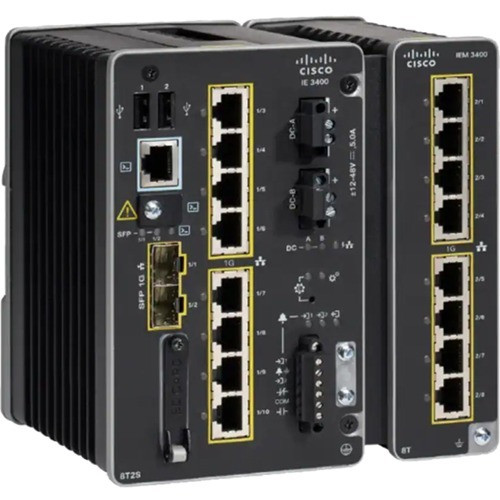 Cisco Catalyst IE3400 Rugged 8 Port GE Adv Exp Module - For Data Networking - 8 x RJ-45 1000Base-T LAN - Twisted PairGigabit Ethernet (Fleet Network)