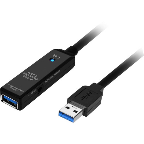 SIIG USB 3.0 Active Repeater Cable - 25M - 82 ft USB Data Transfer Cable for Repeater - First End: 1 x 9-pin USB 3.0 Type A - Male - 1 (Fleet Network)