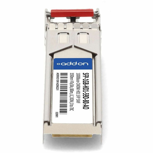 AddOn SFP-1GB-HD1-59D-80-AO SFP Transceiver - 1000Base-CWDM - 1590nm - 80km - LC - Single-mode - DOM - MSA/TAA Compliant