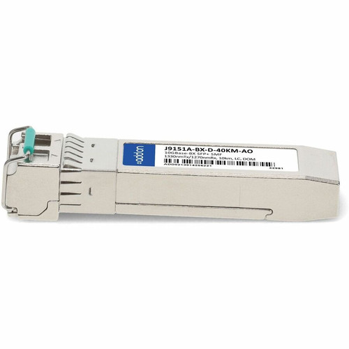 AddOn J9151A-BX-D-40KM-AO SFP+ Transceiver - 10GBase-BX - Single-Mode - 40km - LC - DOM - TAA Compliant