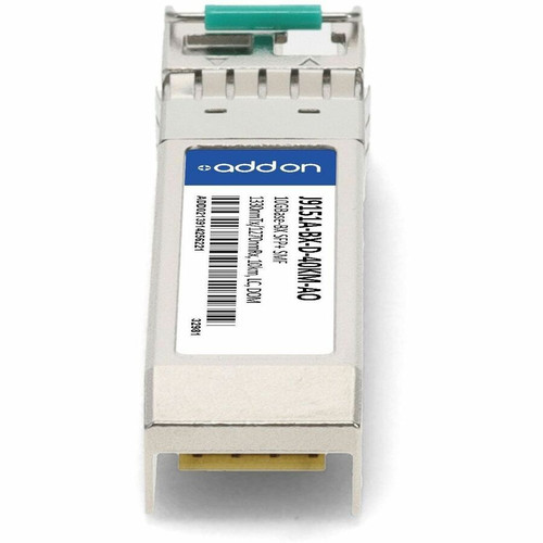 AddOn J9151A-BX-D-40KM-AO SFP+ Transceiver - 10GBase-BX - Single-Mode - 40km - LC - DOM - TAA Compliant
