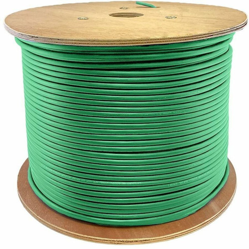 AddOn 1000ft Non-Terminated Green CAT 5E PVC Bulk Cable - 1000 ft (304.80 m) Category 5e Network Cable for Patch Panel, Hub, Switch, - (Fleet Network)
